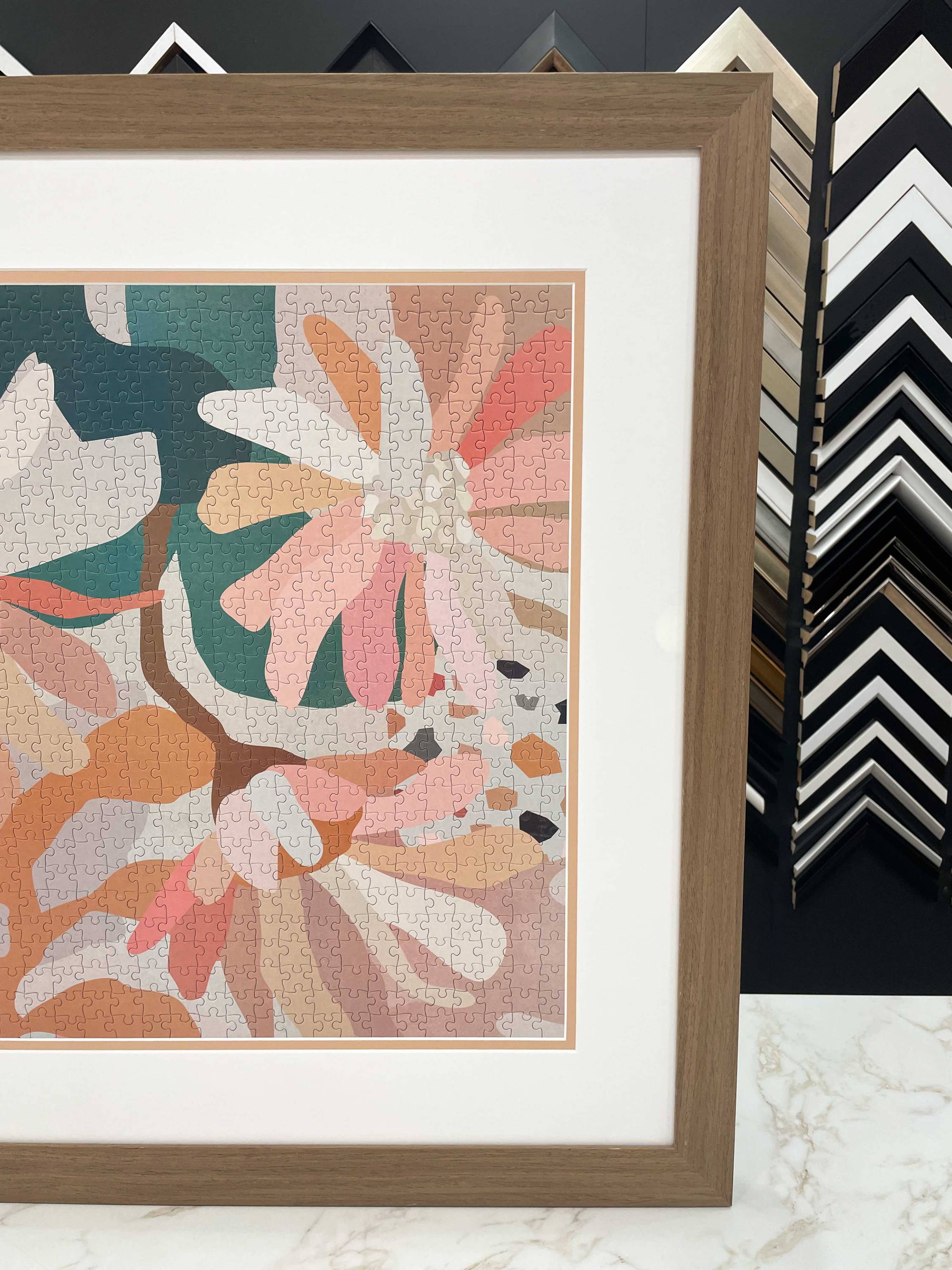 How to Custom Frame a Puzzle